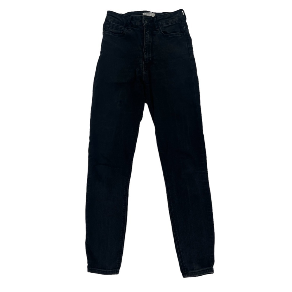 Zara Premium Denim Collection Black Skinny Jeans Size 2 Women’s